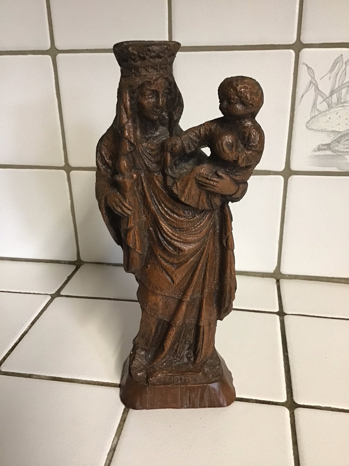 Statue de Marie en plastique, Enlèvement ou Envoi