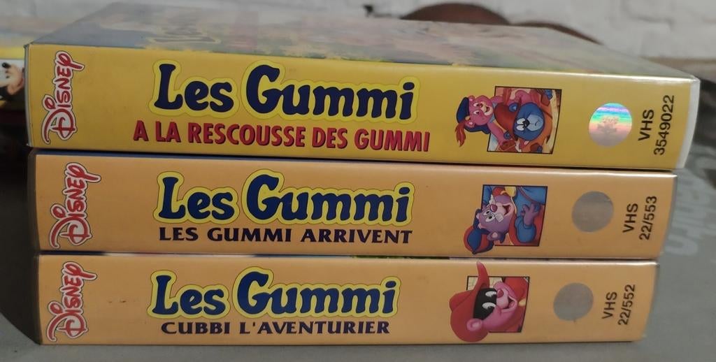 VHS Disney les gummi, CD & DVD, Enlèvement, Comme neuf, Dessin animé