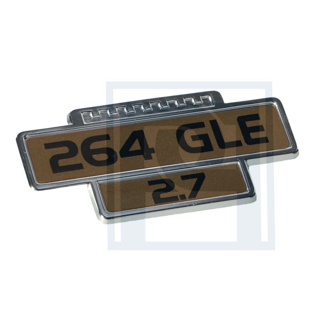 Volvo Embleem 264 2.7 voor op scherm goudkleurige achtergron, Ophalen of Verzenden, Nieuw
