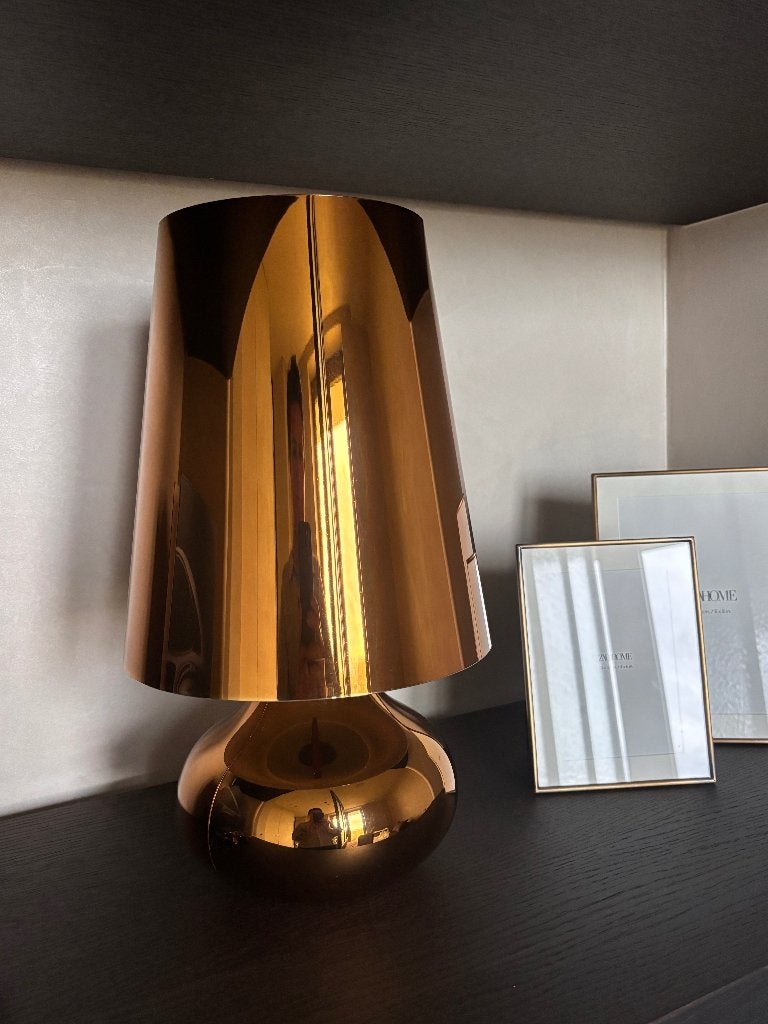 Lampe de table Kartell, Doré, Enlèvement ou Envoi, 42 cm, Source lumineuse incluse