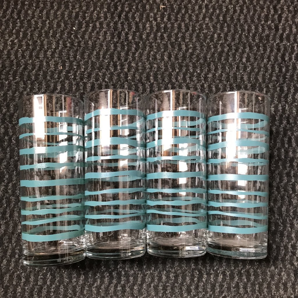 4 verres à eau (bleus), Collections, Enlèvement