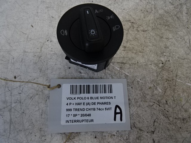 COMMUTATEUR Volkswagen Polo VI (AW1) (5G0941431S), Utilisé, Volkswagen