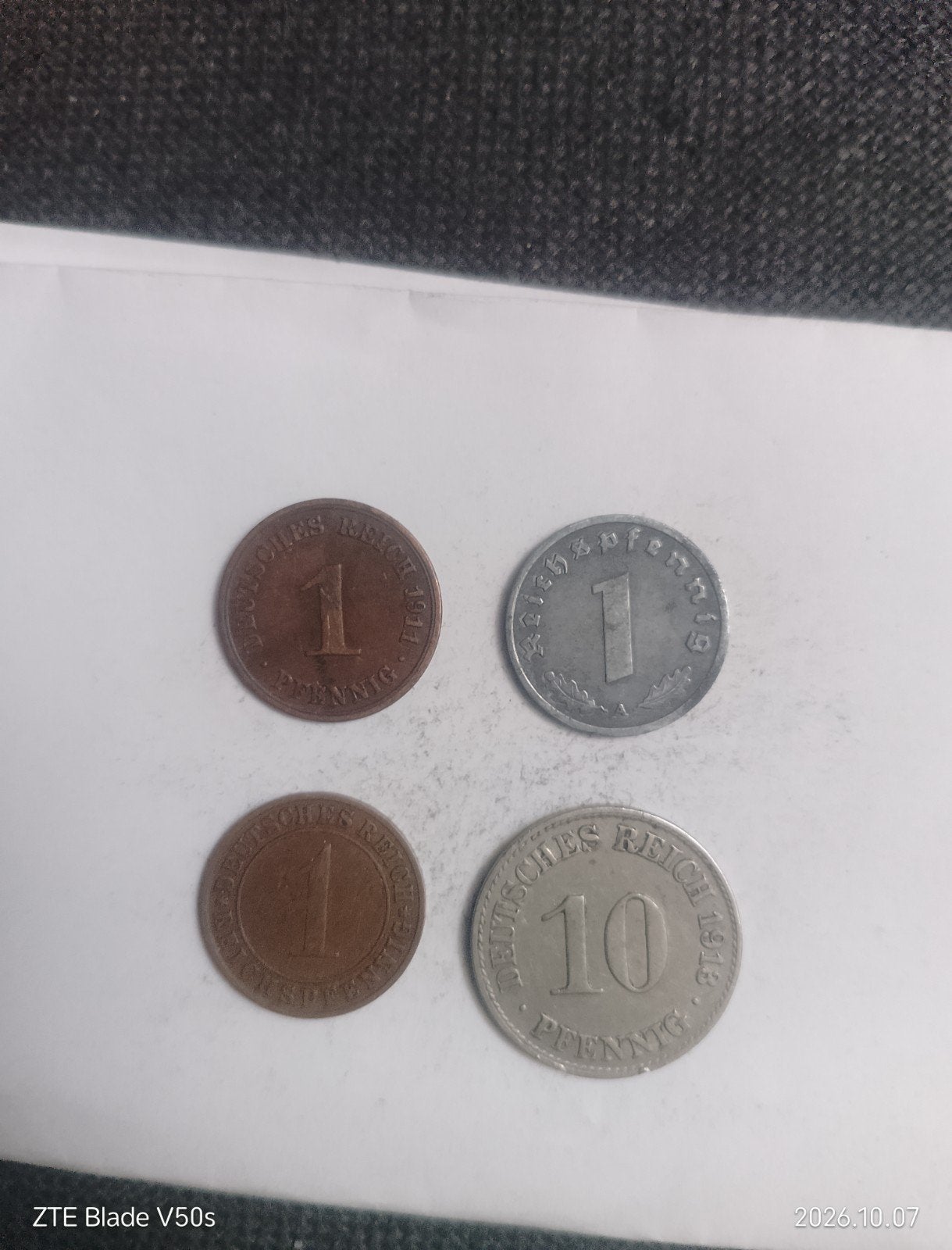 4 pièces allemandes, Enlèvement ou Envoi