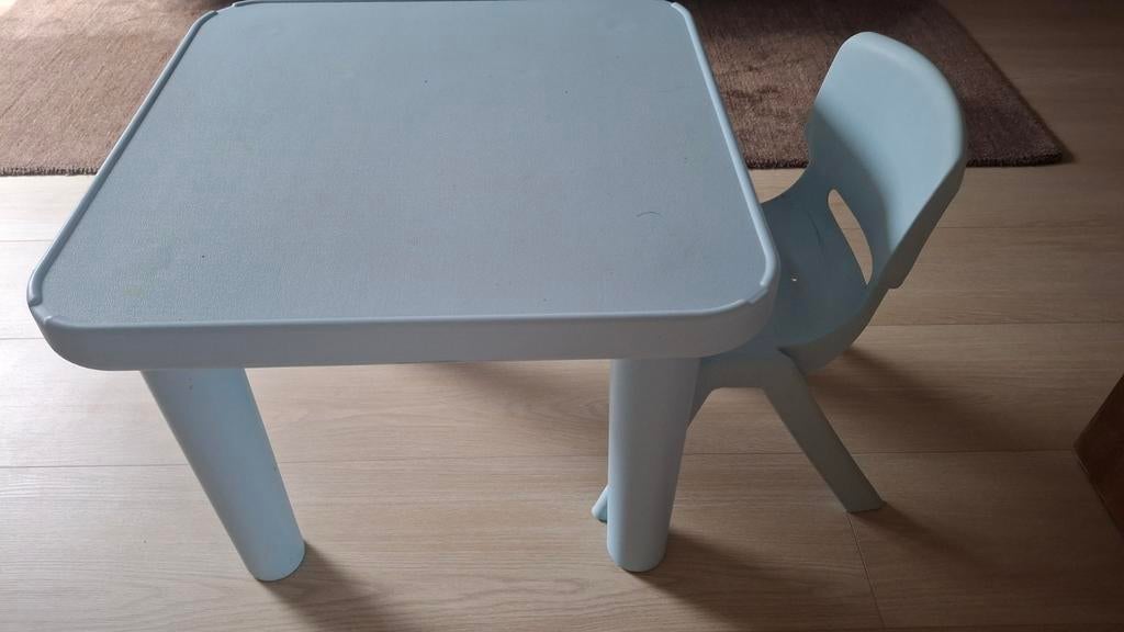 Kindertafeltje met stoel., Kinderen en Baby's, Ophalen, Gebruikt, Tafel(s) en Stoel(en)