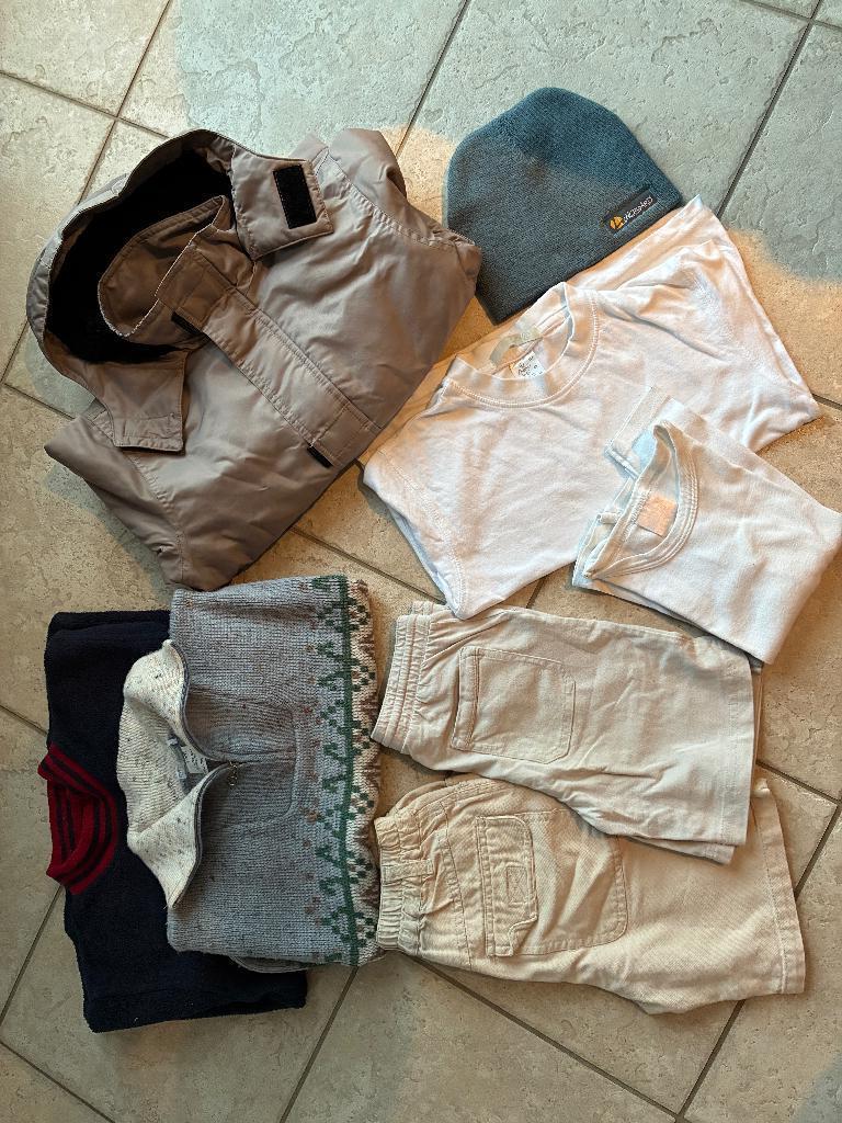 lot 10 vêtements garçon - T. 4/5 ans - utilisés, Ophalen of Verzenden, Un peu de tout, Jongen, Overige typen