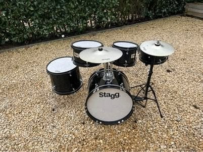 Batterie STAGG, Muziek en Instrumenten, Drumstellen en Slagwerk, Ophalen, Zo goed als nieuw