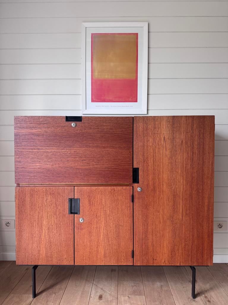 Japanese CU01 Highboard by Cees Braakman for Pastoe, 1967, Ophalen, Zo goed als nieuw