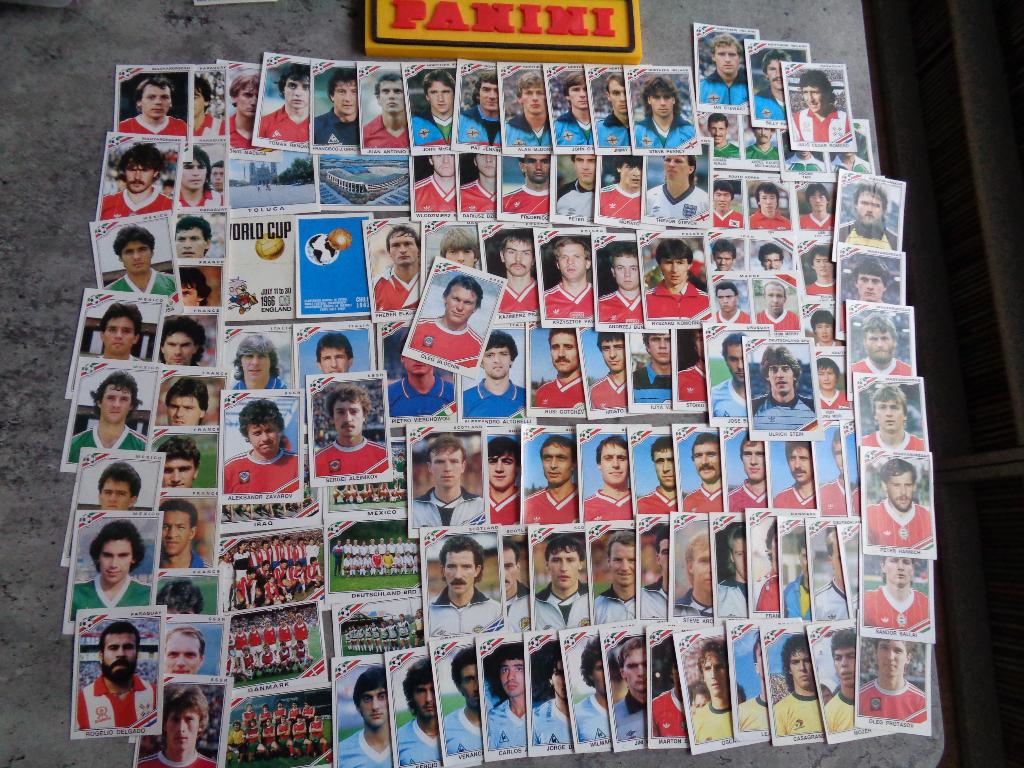 Autocollants foot PANINI Coupe monde 86 MEXIQUE 1986  117X, Enlèvement ou Envoi, Comme neuf