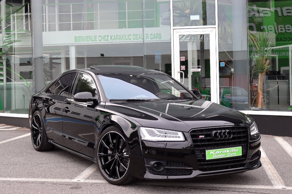 AUDI S8 PLUS 605CV SHADOWLINE CERAMIC TOIT OUVRANT MATRIX, Autos, Cuir, Achat, Phares entièrement LED, Euro 6