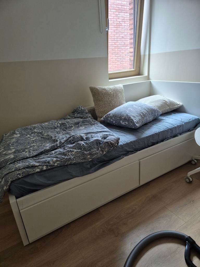 Ikea flekke bedbank, Ophalen