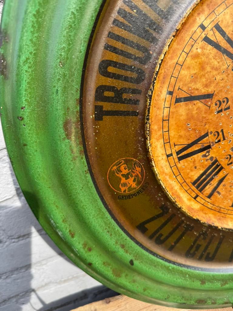 Horloge publicitaire ancienne Orion, Collections, Enlèvement, Utilisé, Ustensile