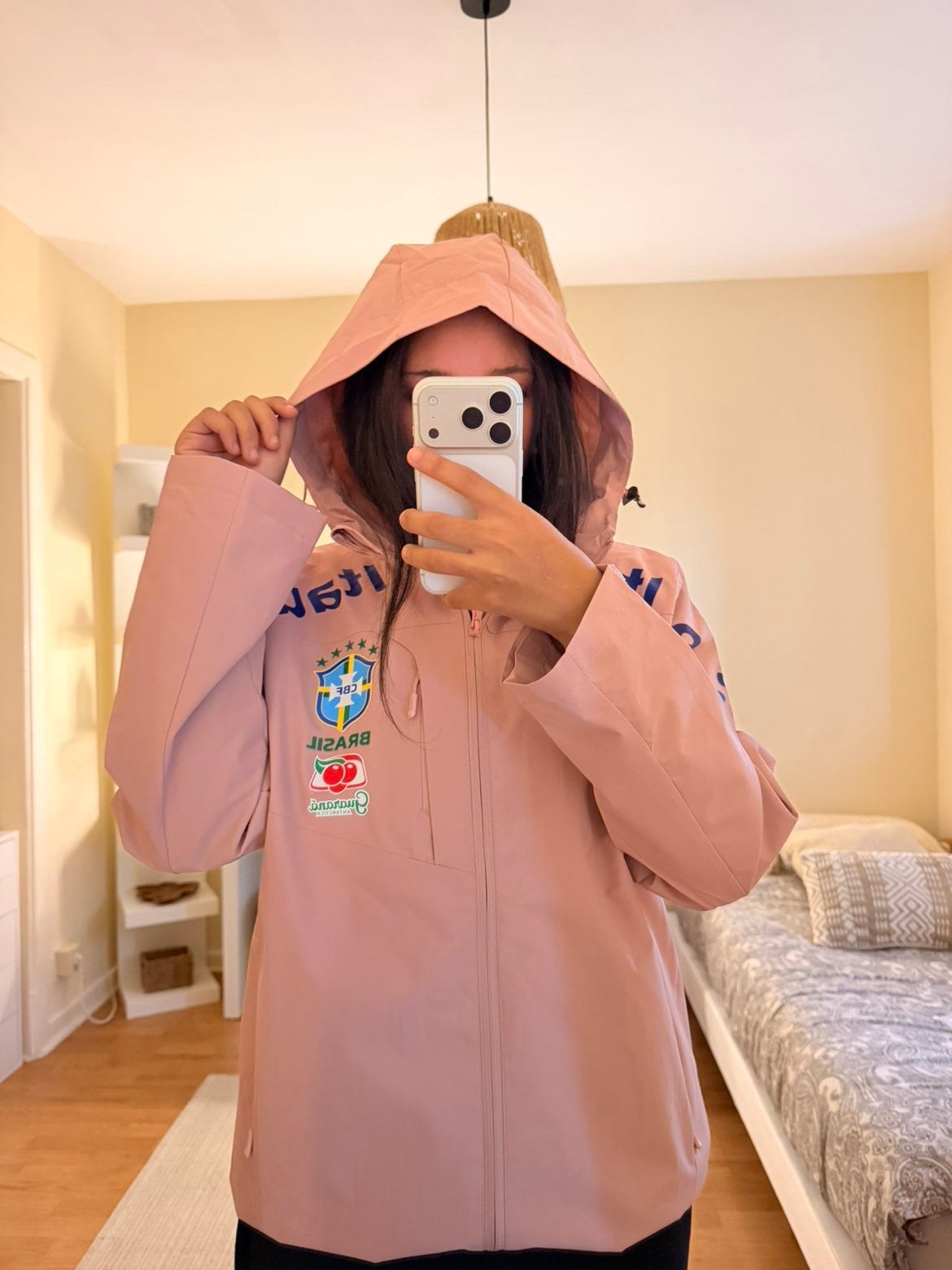 Veste nike bresil / S, Enlèvement ou Envoi, Comme neuf, Rose