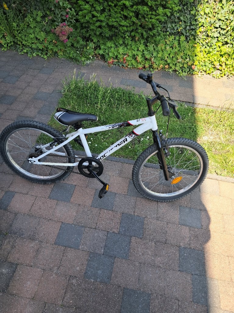 Rockrider ST100 20" fiets kinder, Fietsen en Brommers, Ophalen, 20 inch of meer, Velgrem, Zo goed als nieuw