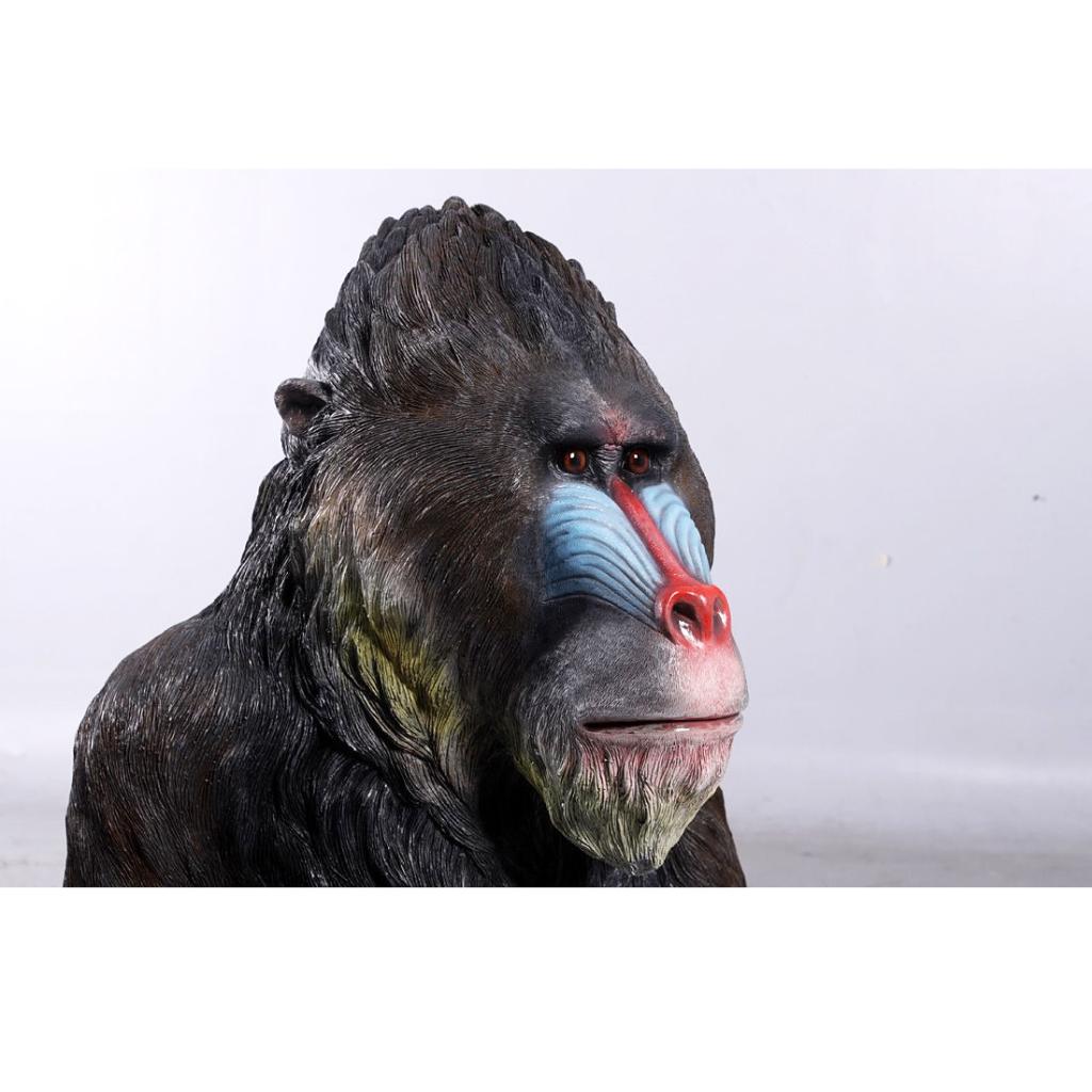 Statue Mandrill Hauteur 97 cm - Singe, Collections, Collections Animaux, Enlèvement, Neuf