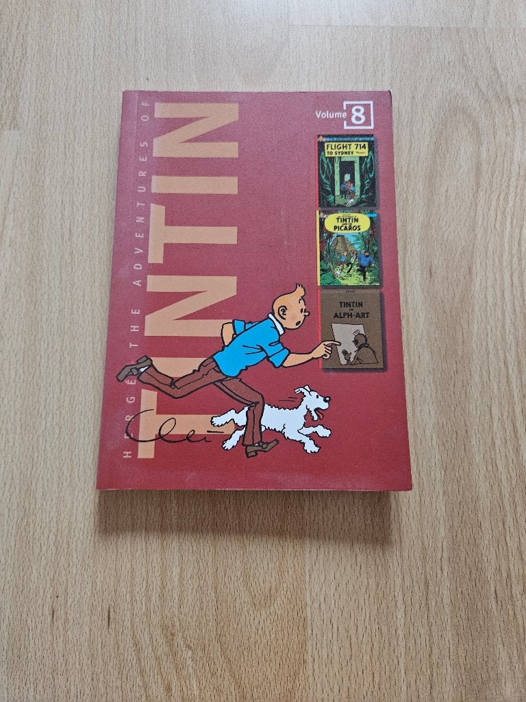 The Adventures of Tintin - Volume 8, Plusieurs BD, Enlèvement, Comme neuf, Hergé
