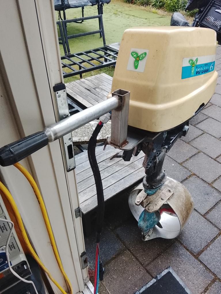 Elektrische langstaart boordmotor 48v BLDC 6kw professional, Ophalen, Buitenboordmotor
