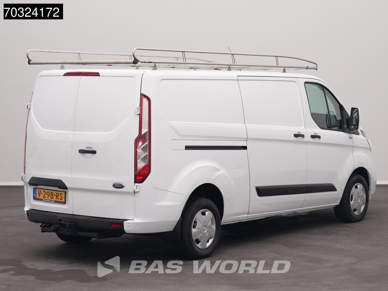 Ford Transit Custom L2H1 Trekhaak LED Xenon Navi Airco Cruis, Auto's, Bestelwagens en Lichte vracht, Euro 6, 4 cilinders, 2245 kg
