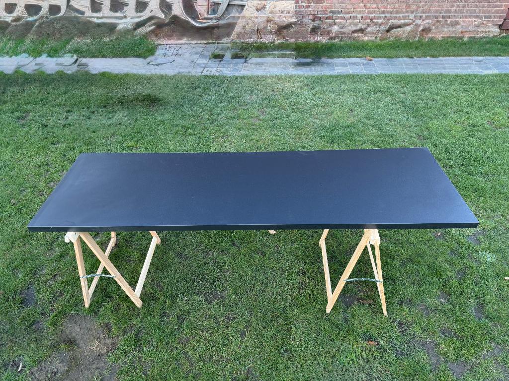 Werkblad keuken nieuw, Ophalen, Zwart, Nieuw, 200 cm of meer