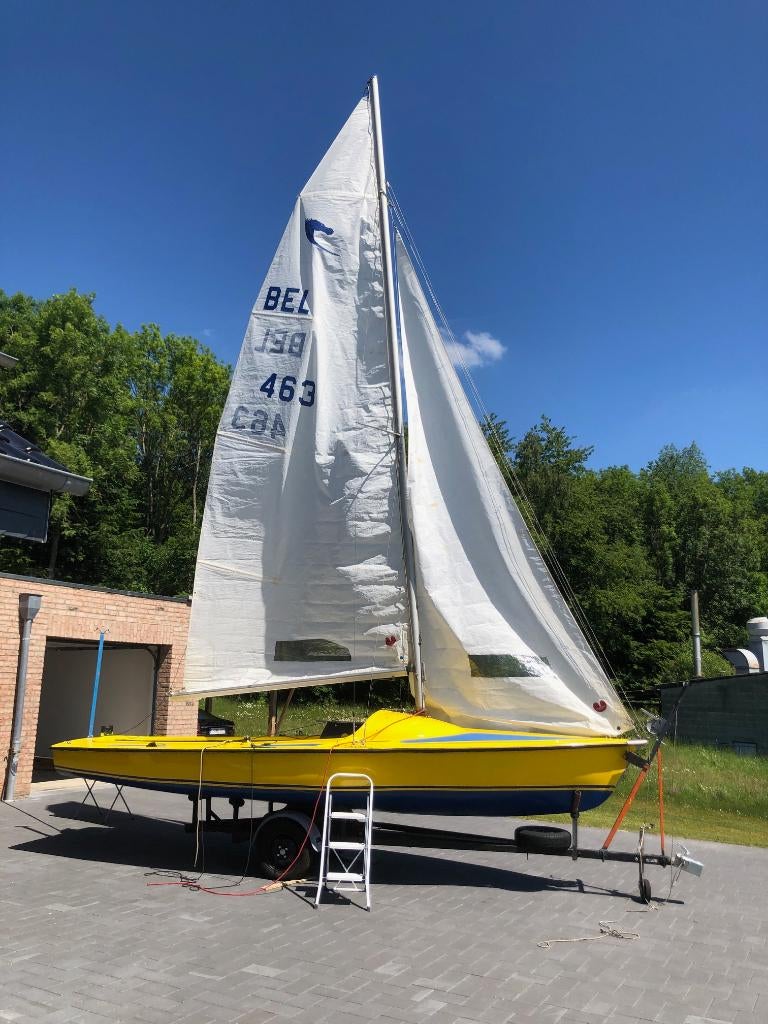 sailhorse zeilboot, Watersport en Boten, Open zeilboten, Gebruikt, Sailhorse, Overige typen, Polyester, Anker, Fok, Grootzeil