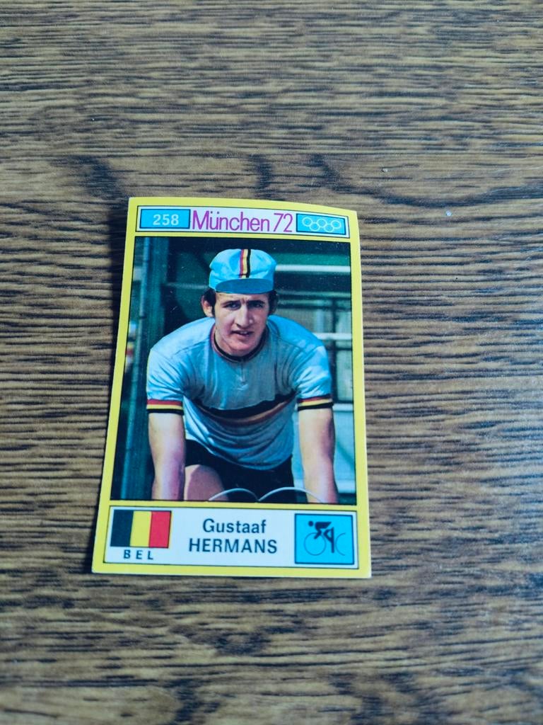 Panini sticker München 72 Gustaaf Hermans, Ophalen of Verzenden