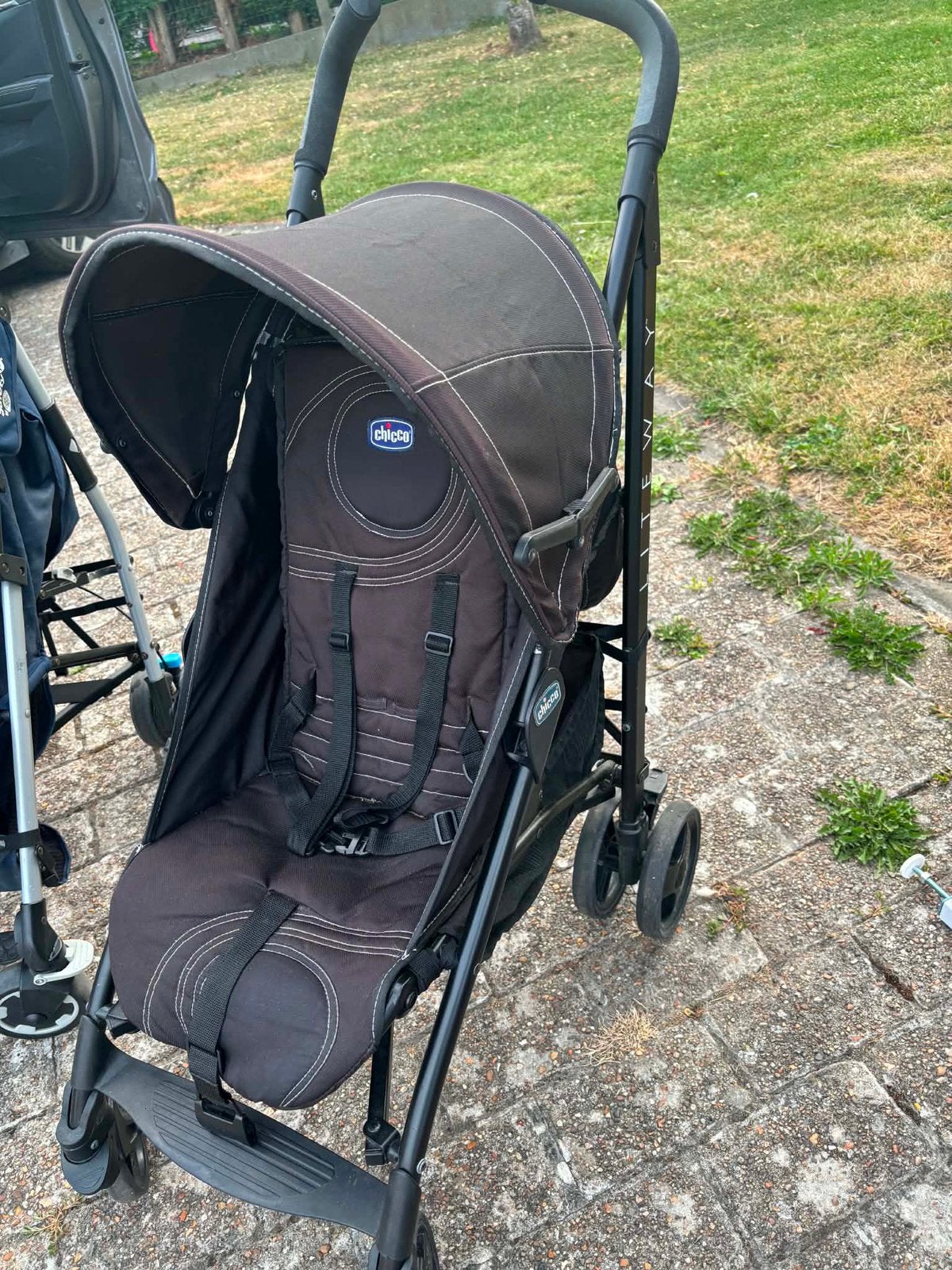 2 buggy’s,1 eetstoel en 1 tuinzetel in goede staat, Enlèvement, Comme neuf