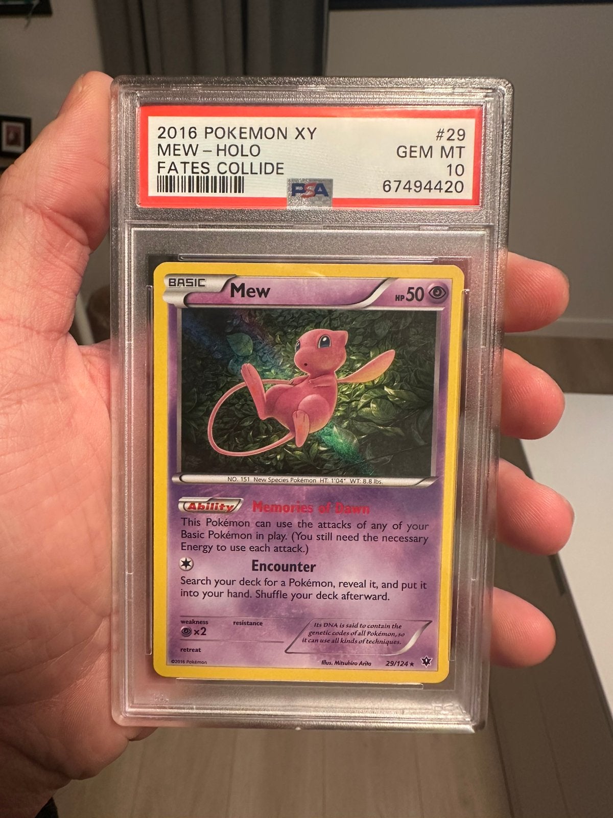 Pokémon New Fates, PSA 10 solide (POP 215), Enlèvement, Comme neuf