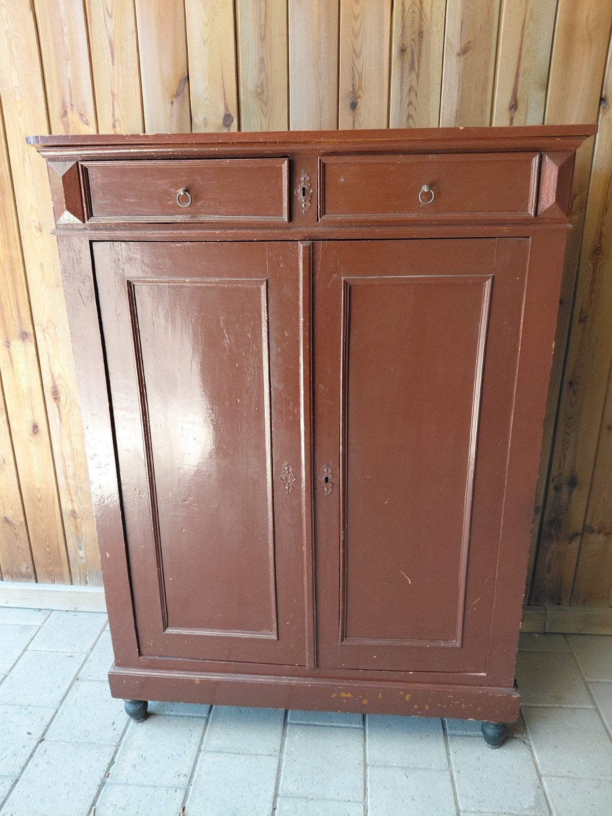 Gratis oude kast, Antiek en Kunst, Antiek | Meubels | Kasten, Ophalen