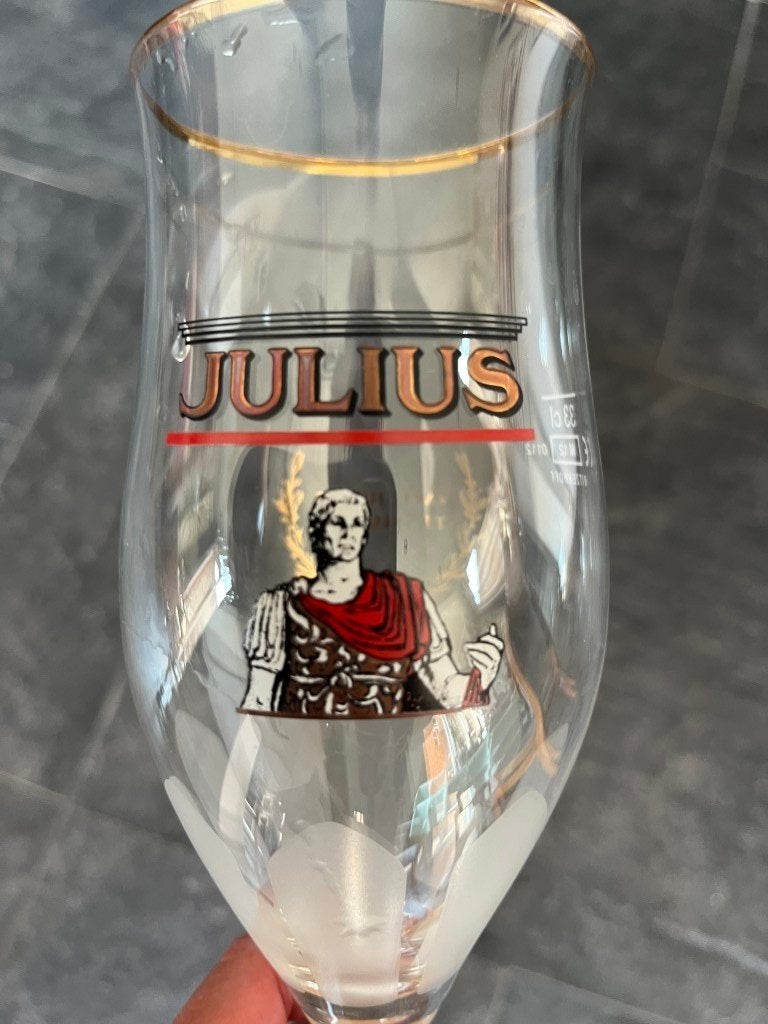 8 verres de Julius 33cl, Collections, Enlèvement ou Envoi