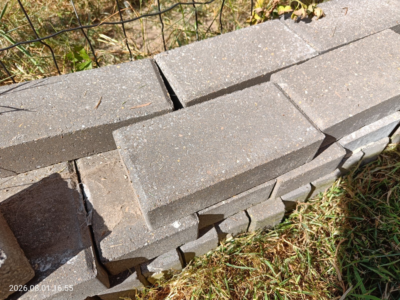 betonklinkers grijs, Ophalen