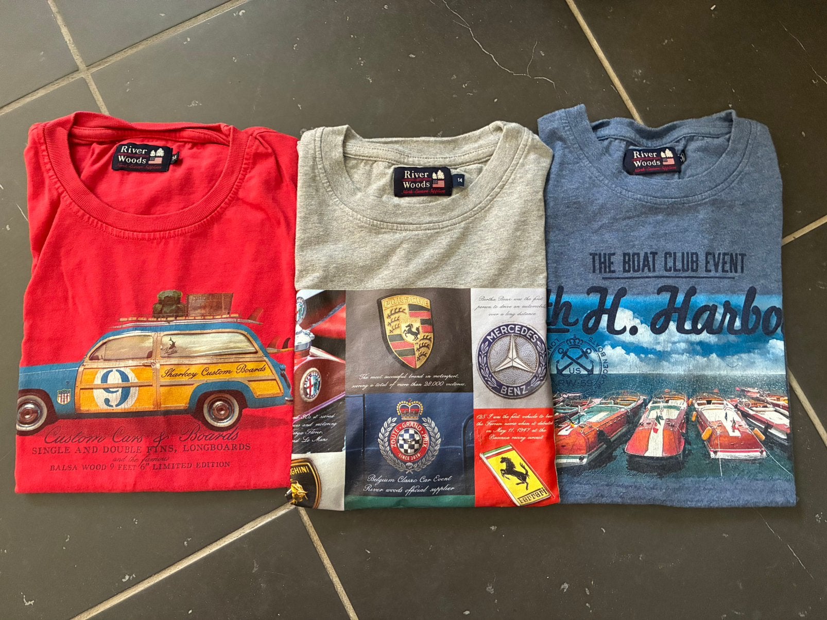 Riverwoods 3 t-shirts maat 14 jaar, Enlèvement ou Envoi, Comme neuf