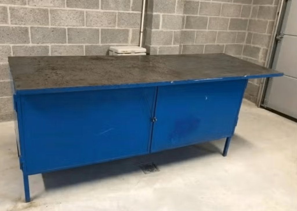 professionele werkbank staal, Doe-het-zelf en Bouw, Ophalen, Gebruikt