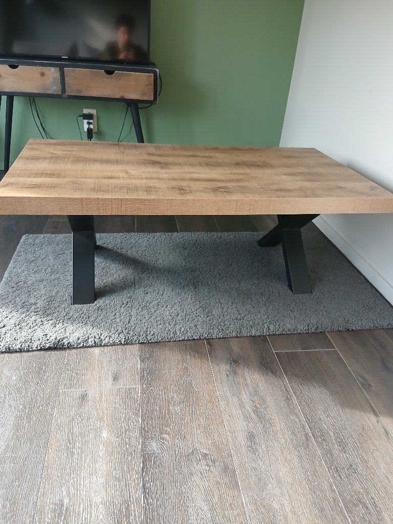 Salontafel, Ophalen, Eikenhout, 50 tot 100 cm, Zo goed als nieuw