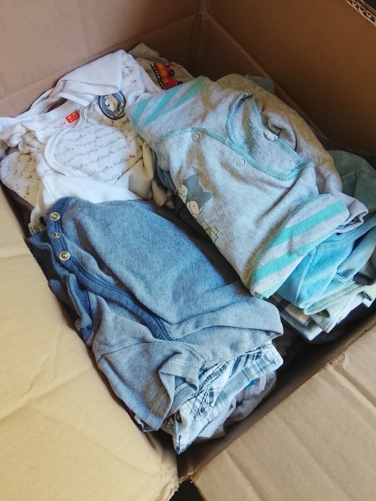 gros carton de vêtements bébé garçon, Enlèvement ou Envoi, Utilisé, Taille unique