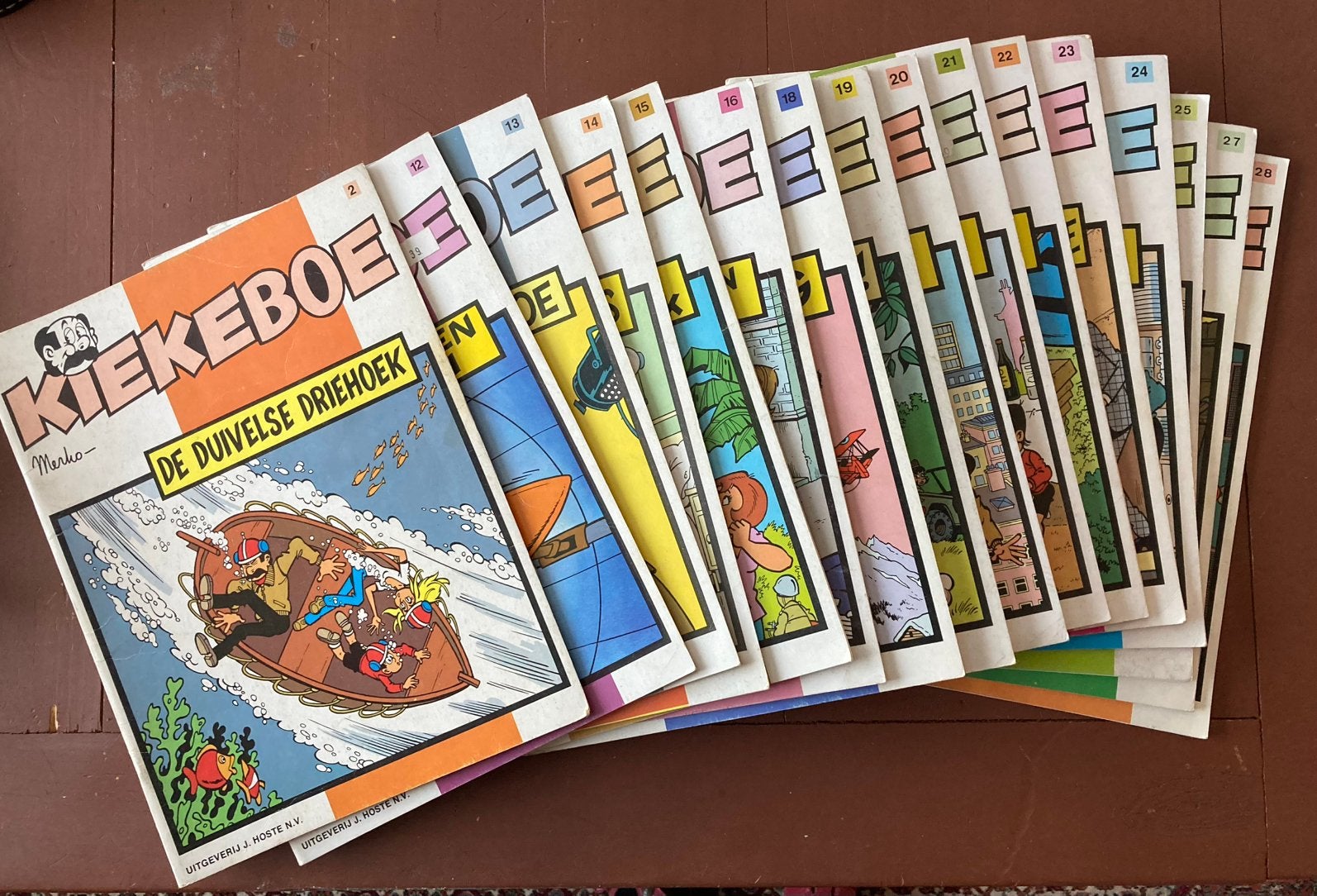 Kiekeboe, Boeken, Merho - kiekeboe, Europa, Meerdere comics, Ophalen
