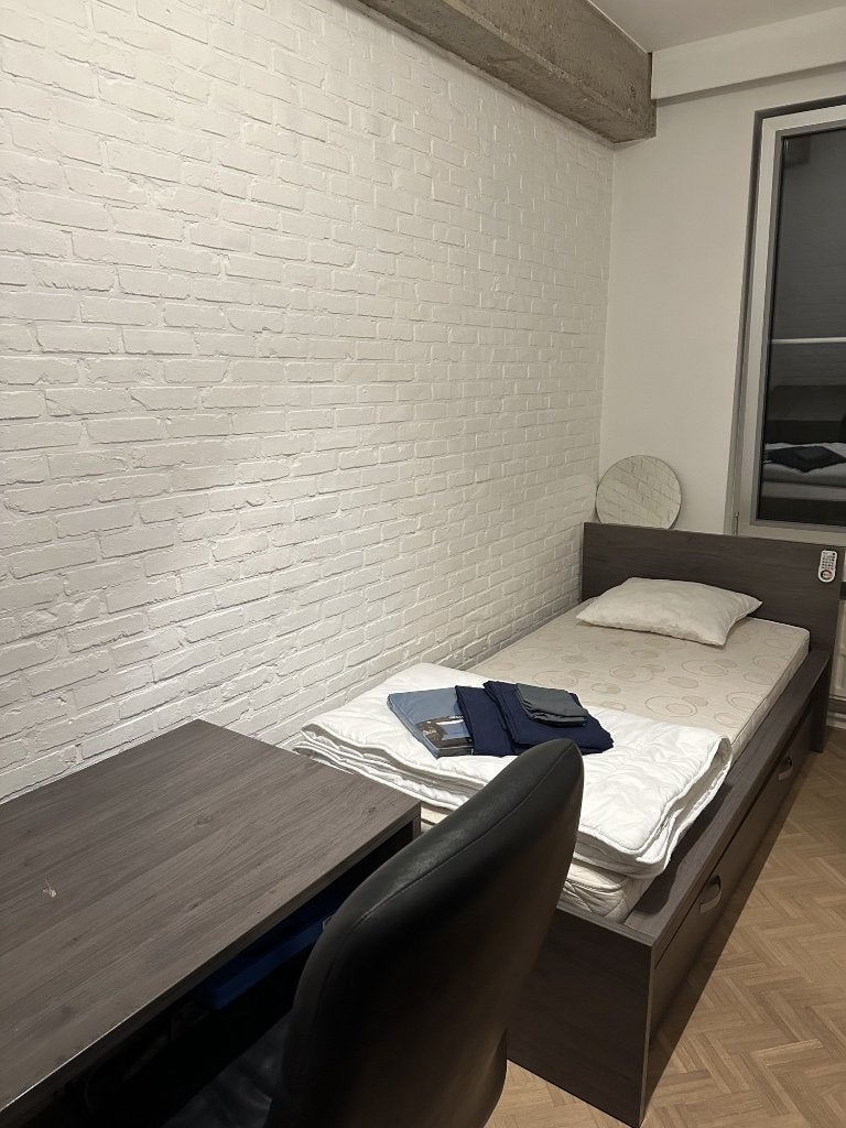 Eenpersoonsbed met uitschuifbed en 2 matrassen (90x200), Ophalen, Gebruikt, 90 cm, Eenpersoons