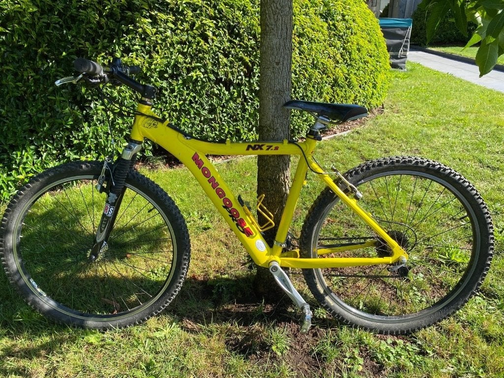 Mongoose mtb, Fietsen en Brommers, Fietsen | Crossfietsen en BMX, Ophalen, Staal, Velgrem, Mongoose
