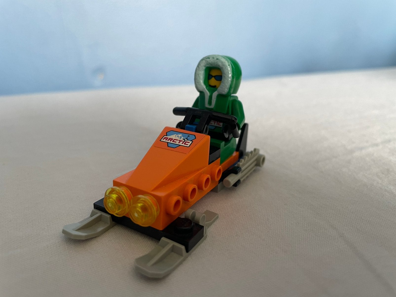 Lego sneeuwscooter, Ophalen, Zo goed als nieuw