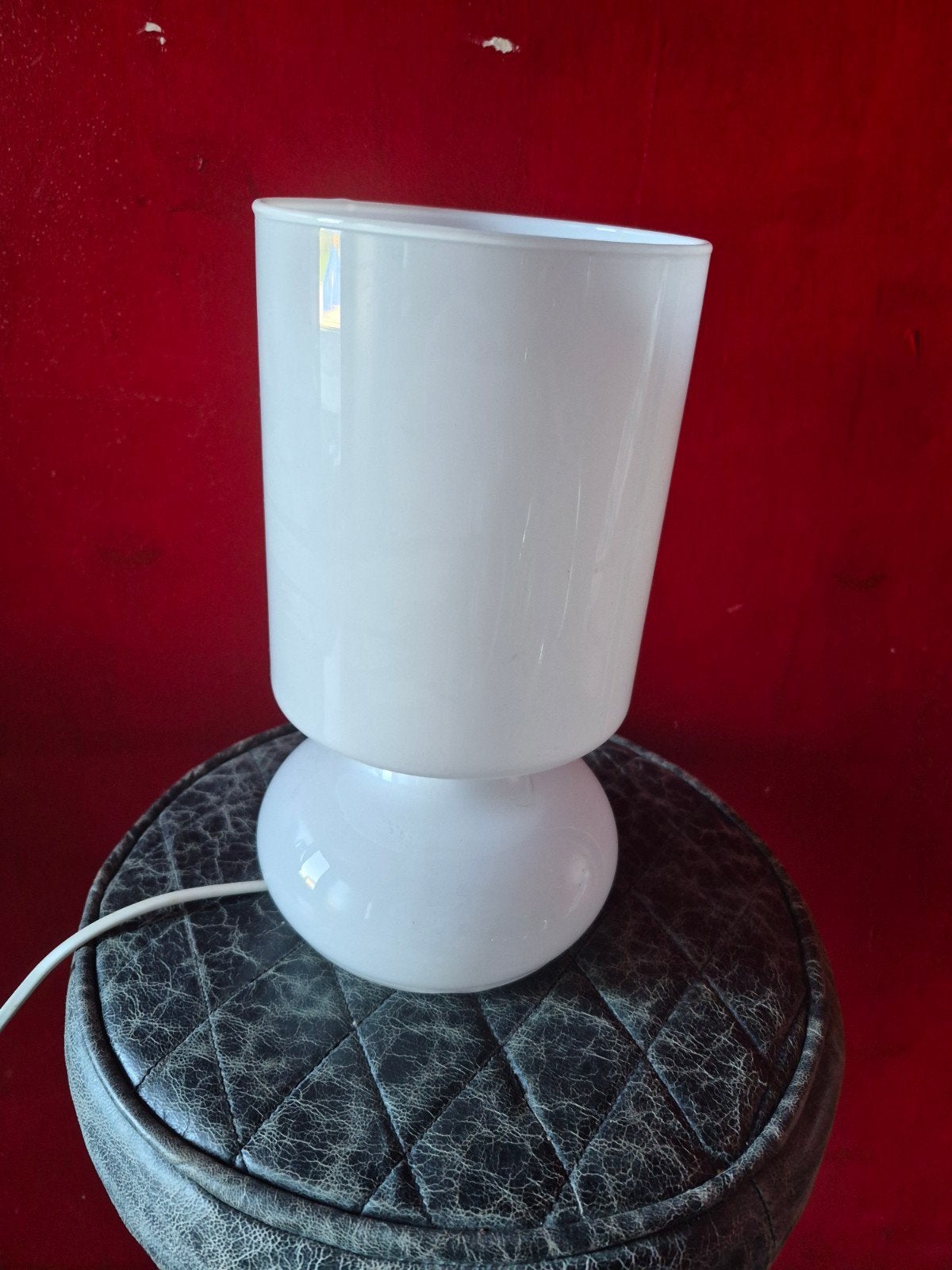 Lampe de table vintage Lykta blanc Ikea, Ophalen, Wit