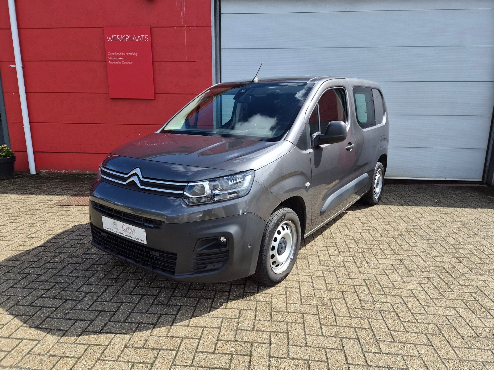 Citroën Berlingo - automaat - 78.000km, Autos, Citroën, Argent ou Gris, Achat, Euro 6, Entreprise