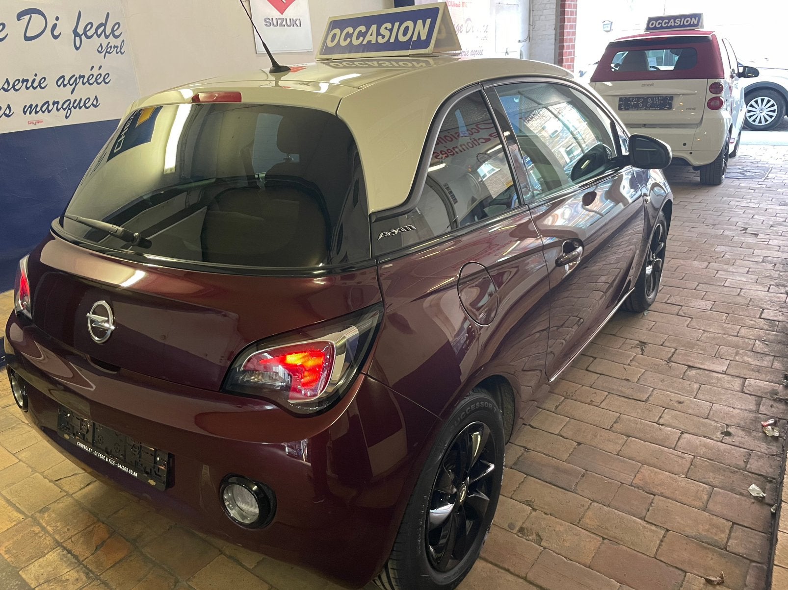 Opel Adam bi ton 1.2i 2014 CarPlay 58.000 km, Autos, Electronic Stability Program (ESP), Euro 5, Entreprise, Boîte manuelle