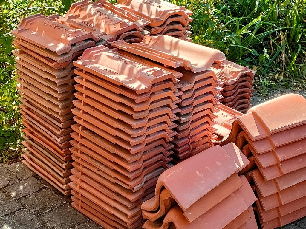 dakpannen, Pierre ou Argile, Comme neuf, Enlèvement, 5 à 10 m²