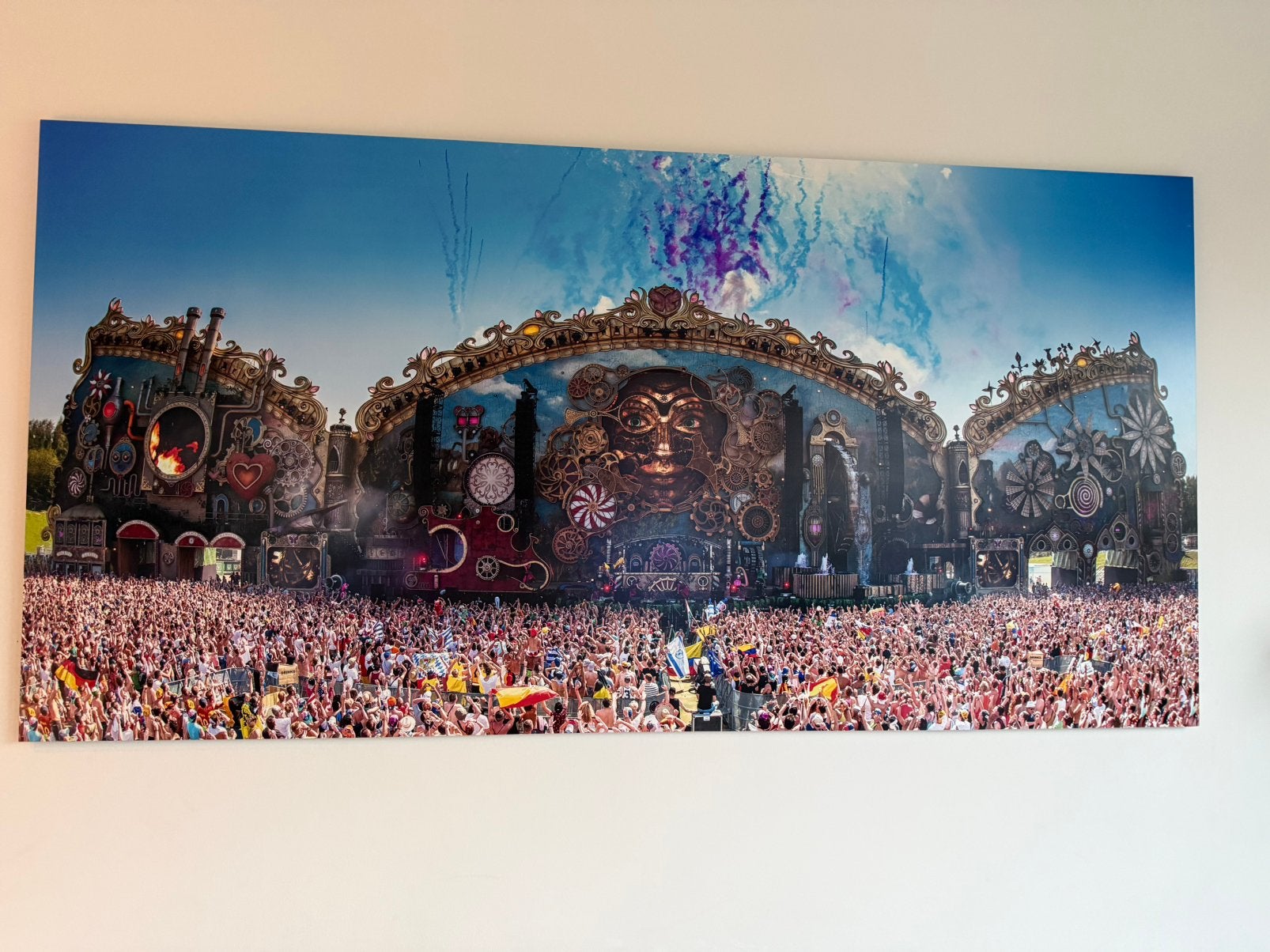 Tomorrowland Mainstage - Foto op plaat 200x100