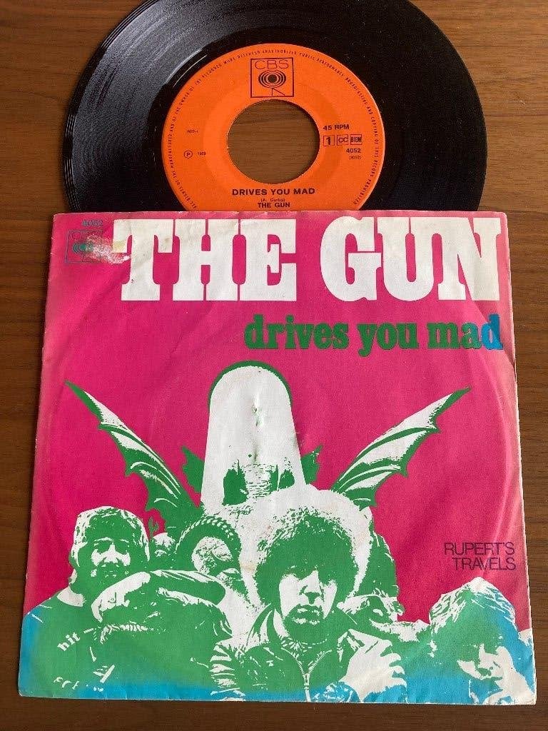 The Gun – Drives You Mad, Cd's en Dvd's, Ophalen of Verzenden, 7 inch, Rock en Metal