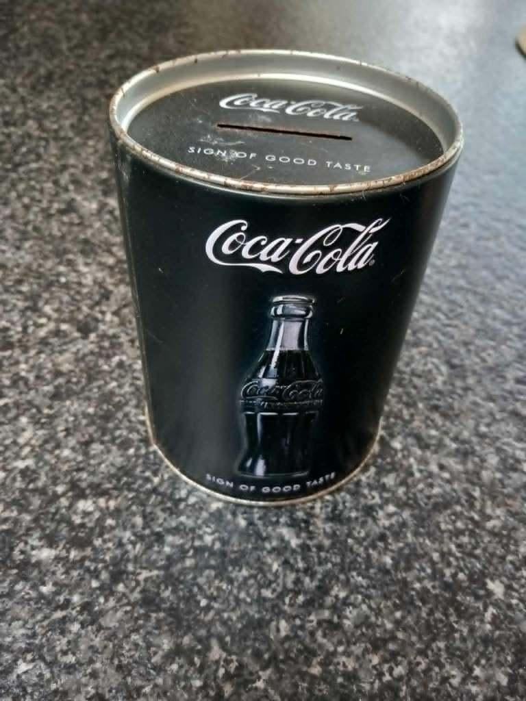 coca cola spaarpot, Ophalen of Verzenden, Gebruikt