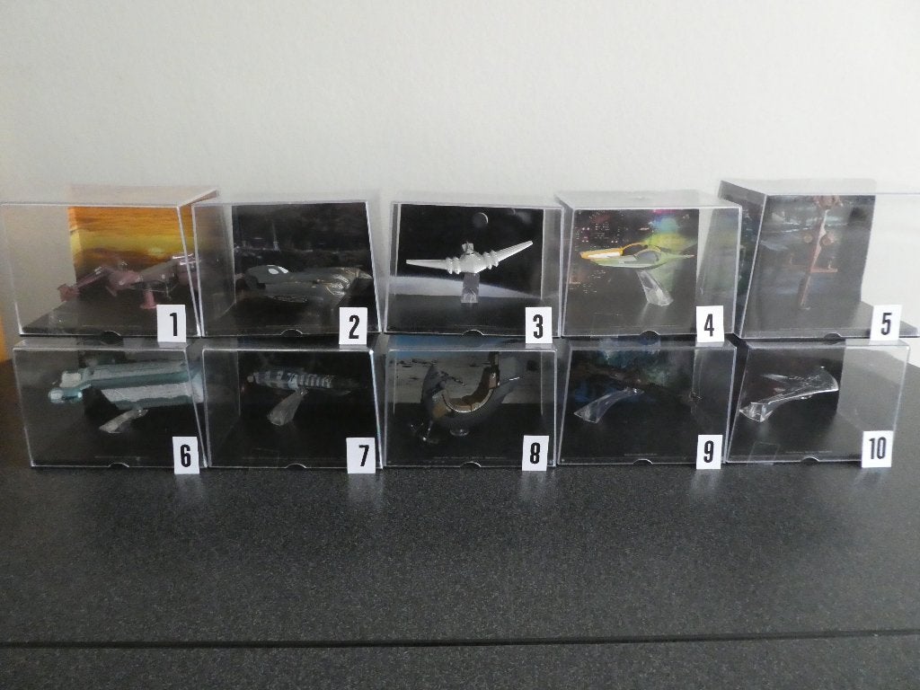 Star Wars Replica Starships Deagostni Set Van 10 Stuks, Verzamelen, Star Wars, Ophalen of Verzenden, Zo goed als nieuw, Overige typen