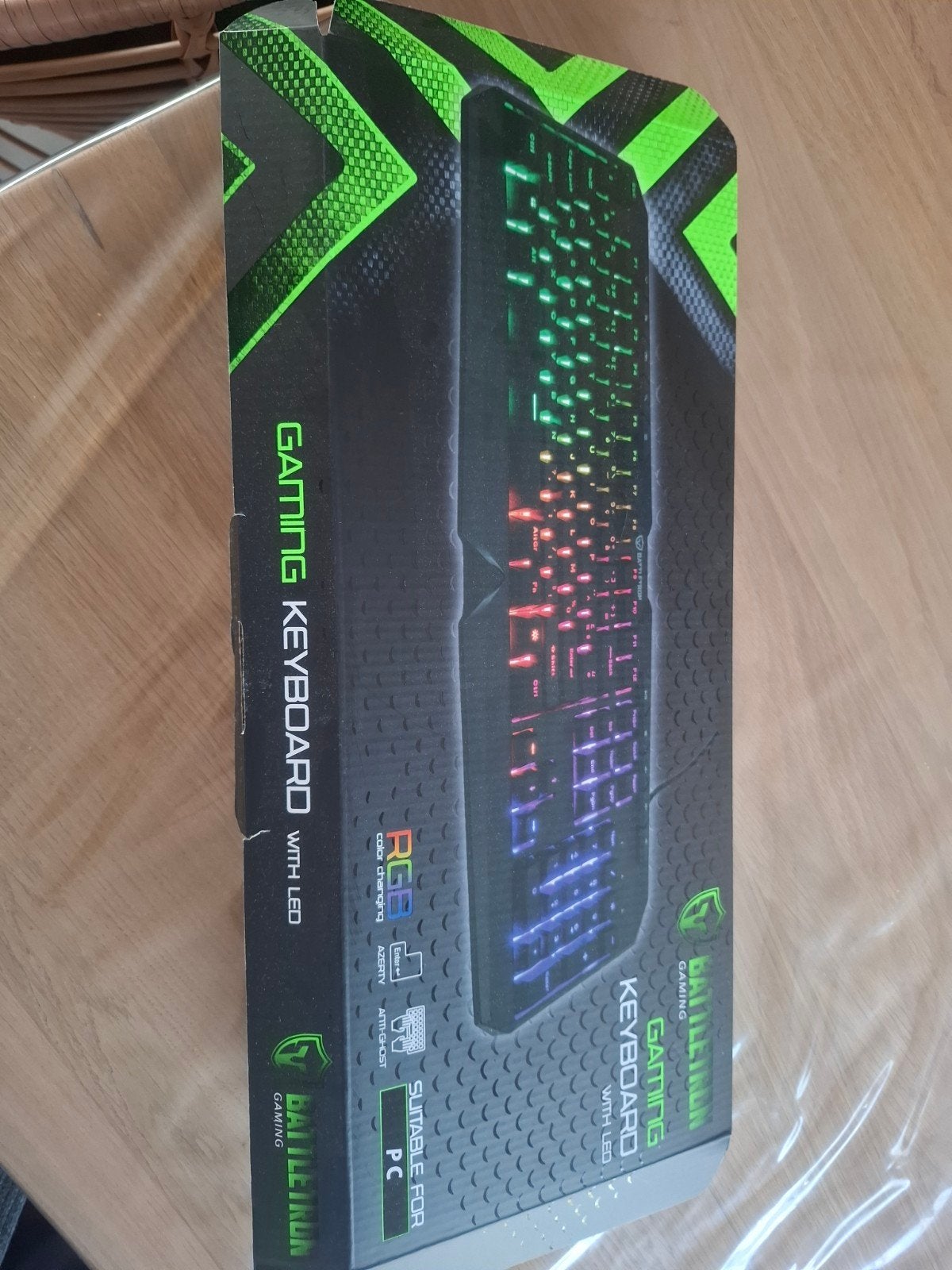 gaming keyboard led azerty, Ophalen, Azerty