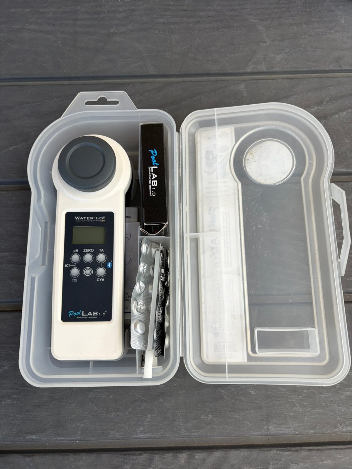 PoolLab digitale zwembadwatertester, in een opbergkoffer, Tuin en Terras, Ophalen of Verzenden, Zo goed als nieuw, Overige typen