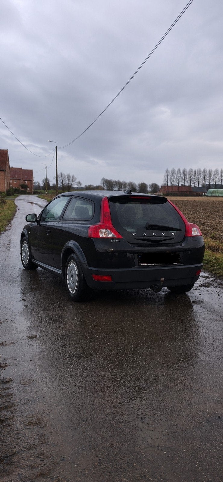 Volvo c30 1.6 diesel euro 5 van 2009 met 110pk, Auto's, Stof, 4 cilinders, Zwart, Particulier
