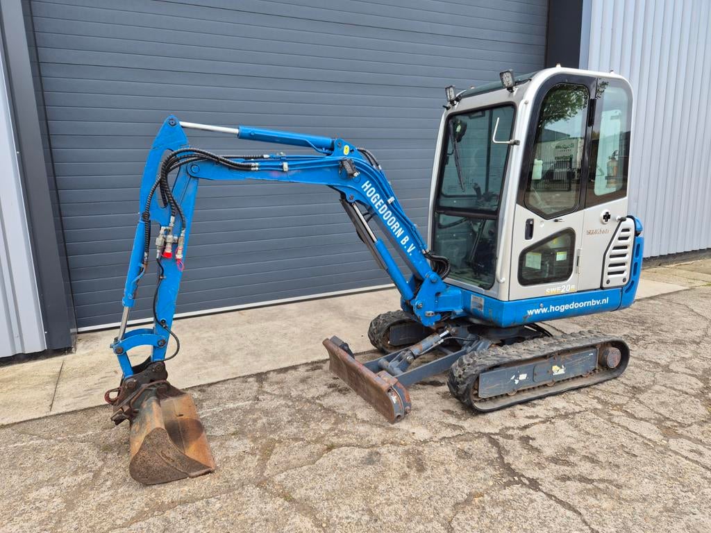 Mini-excavatrice Sunward SWE20, Enlèvement