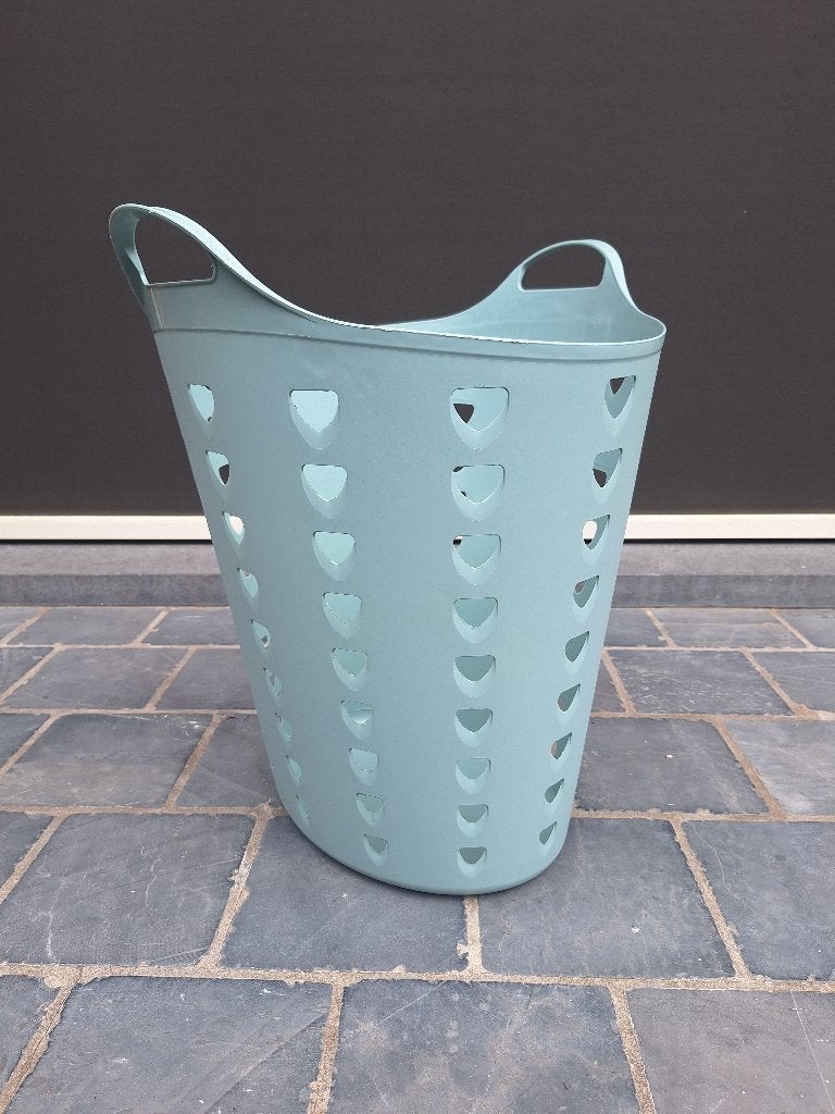 Flexibele wasmand kunststof 60 liter, Huis en Inrichting, Woonaccessoires | Schalen en Manden, Ophalen, Kunststof, Mand, Zo goed als nieuw